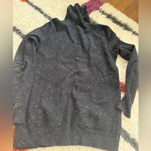 Black Speckled cashmere Sweater